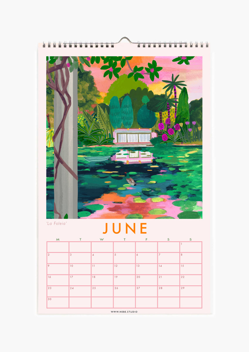 2025 Travel Destinations Calendar – Hebestudio