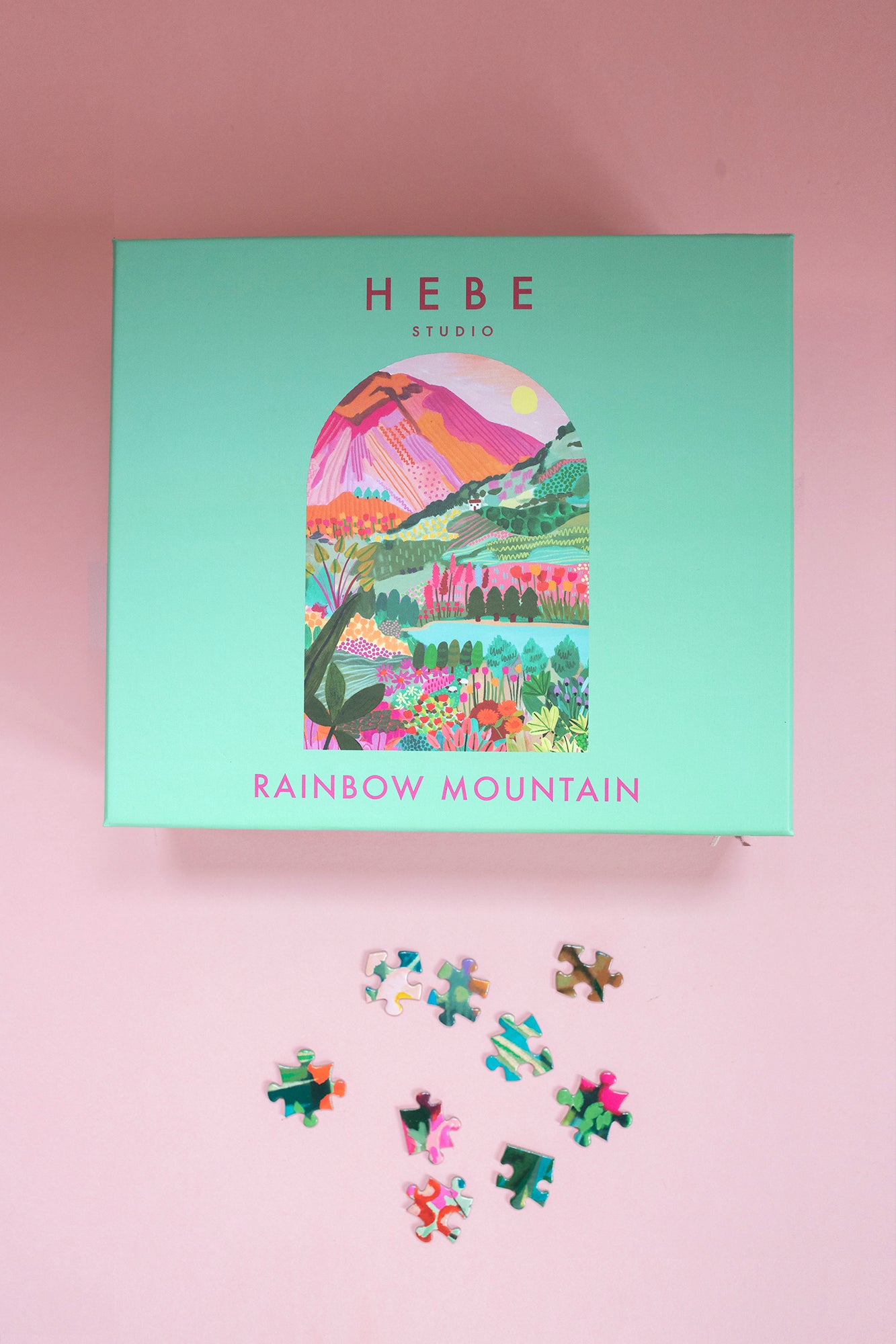 Rainbow Mountain Jigsaw Puzzle 1000 pc