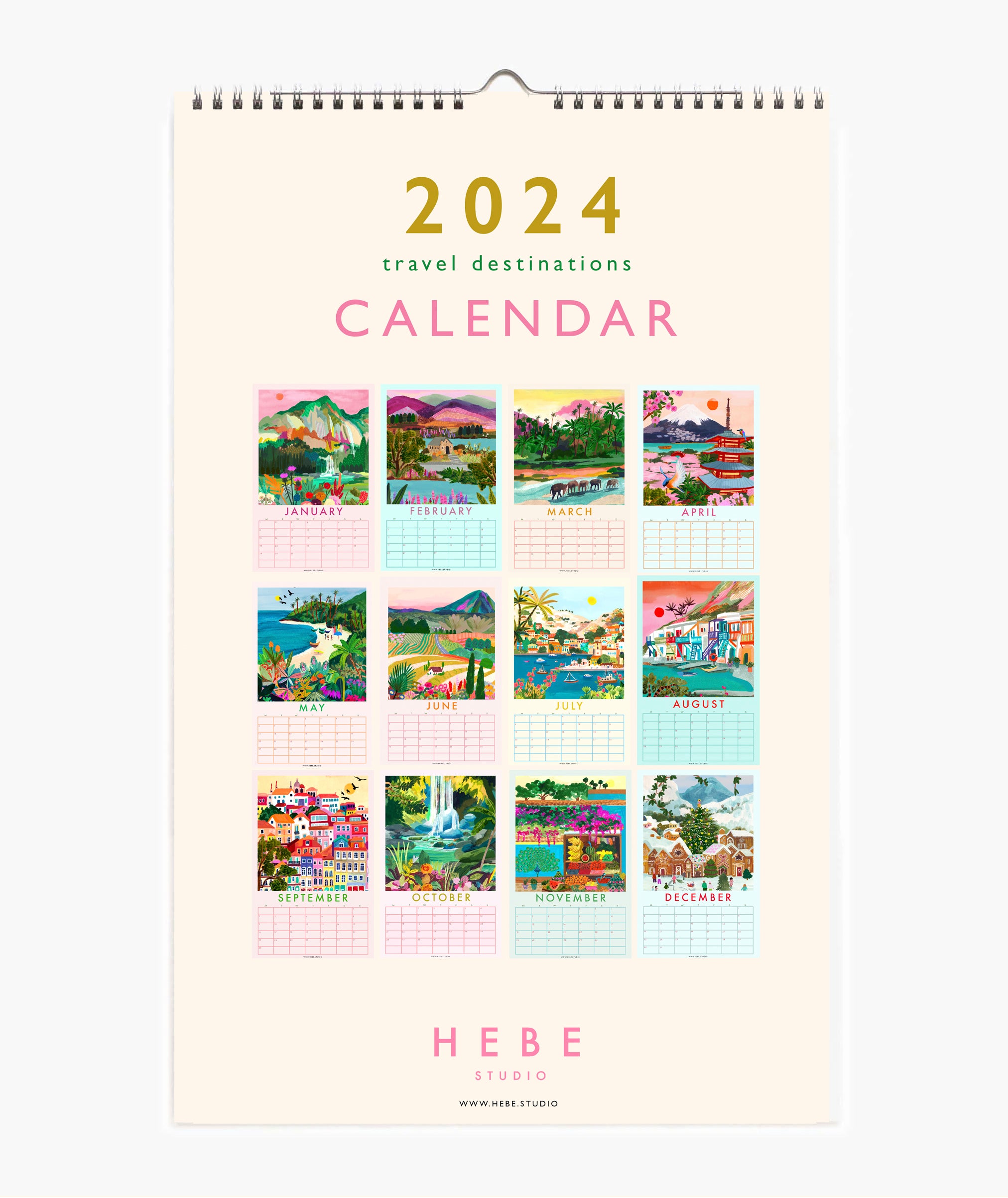 2024 Travel Destinations Calendar