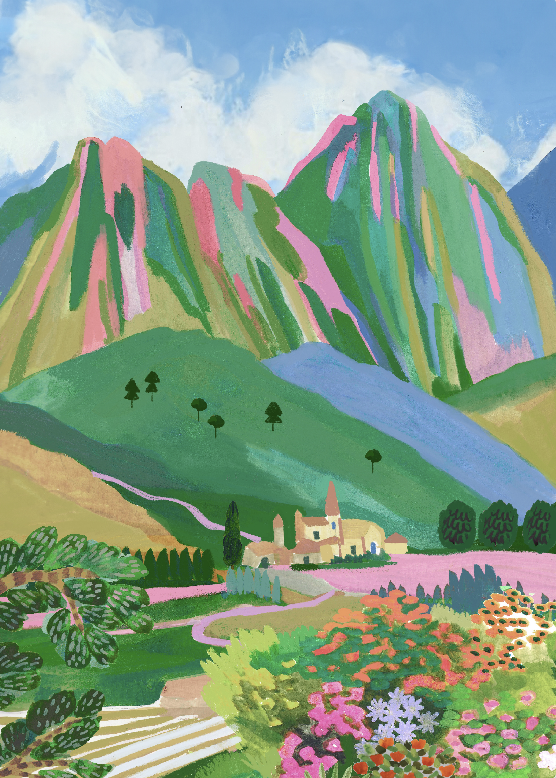 Paint By Numbers kit - The Dolomites