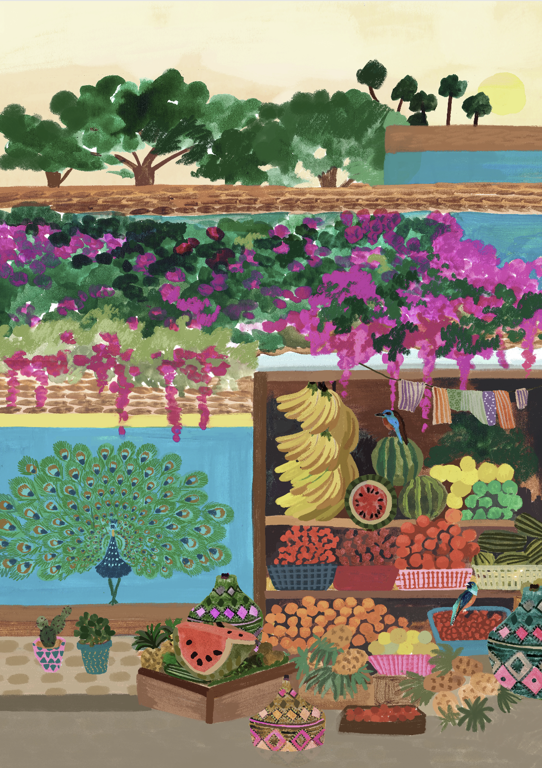 Paint By Numbers kit - Fruit Market