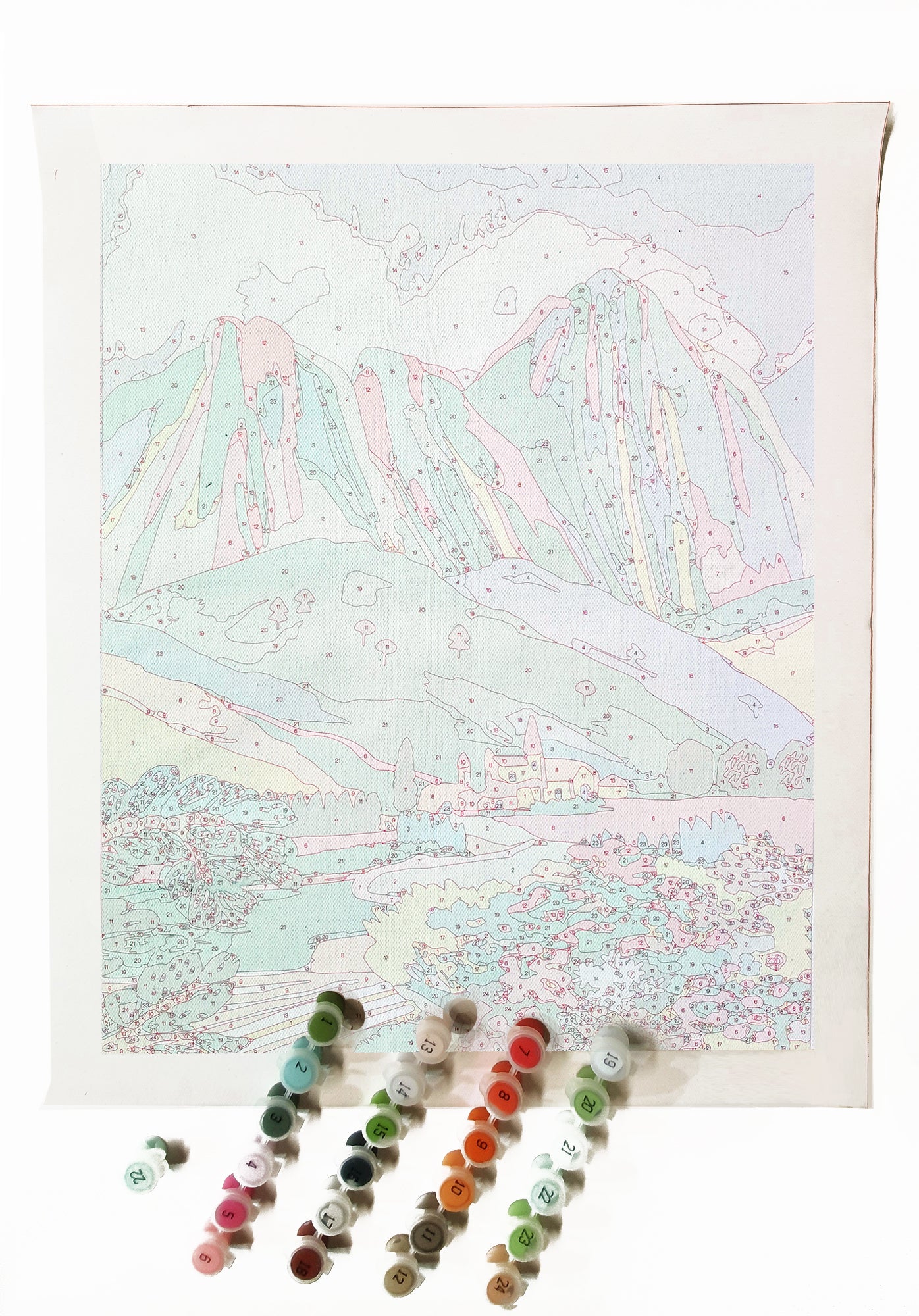 Paint By Numbers kit - The Dolomites