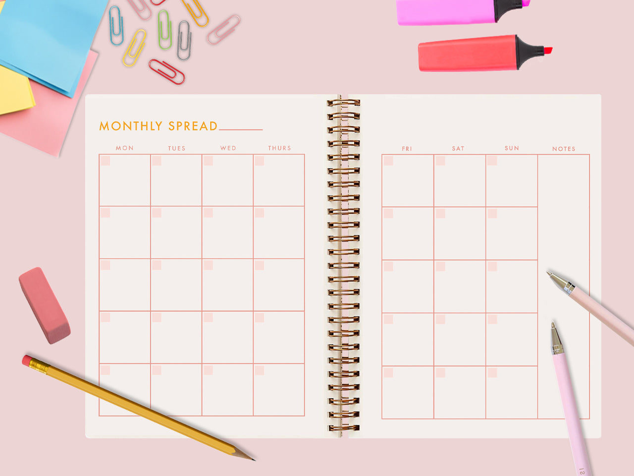 Rooftops of Paris - Dateless Planner/Agenda