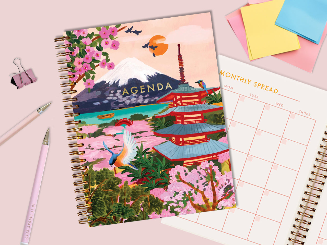 Mt Fuji - Dateless Planner/Agenda