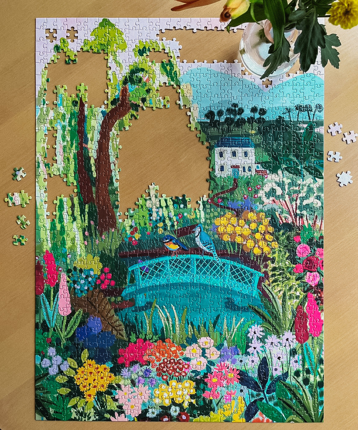 Garden Floral Jigsaw Puzzle 1000 pc