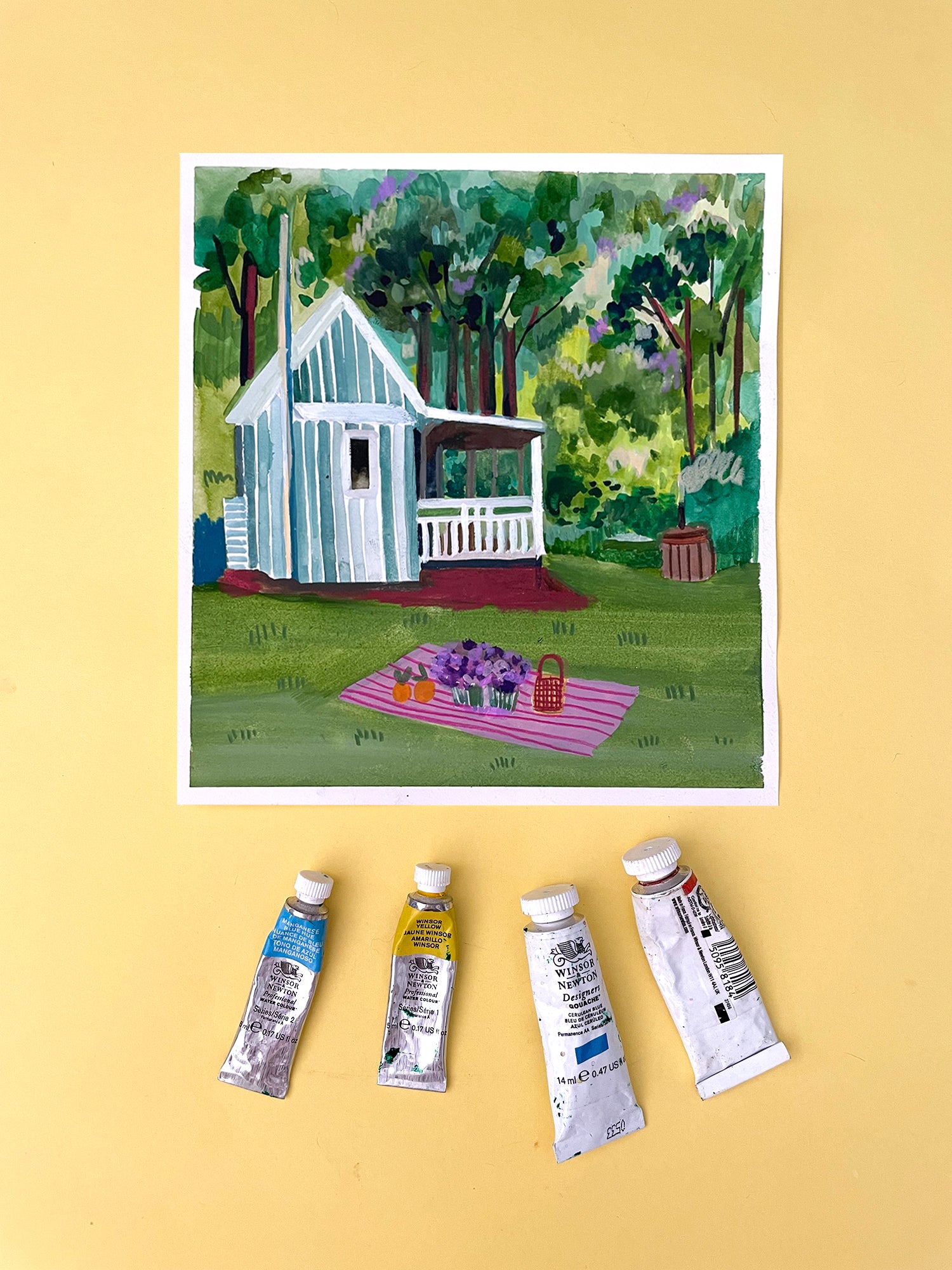 ORIGINAL ARTWORK - Tiny House