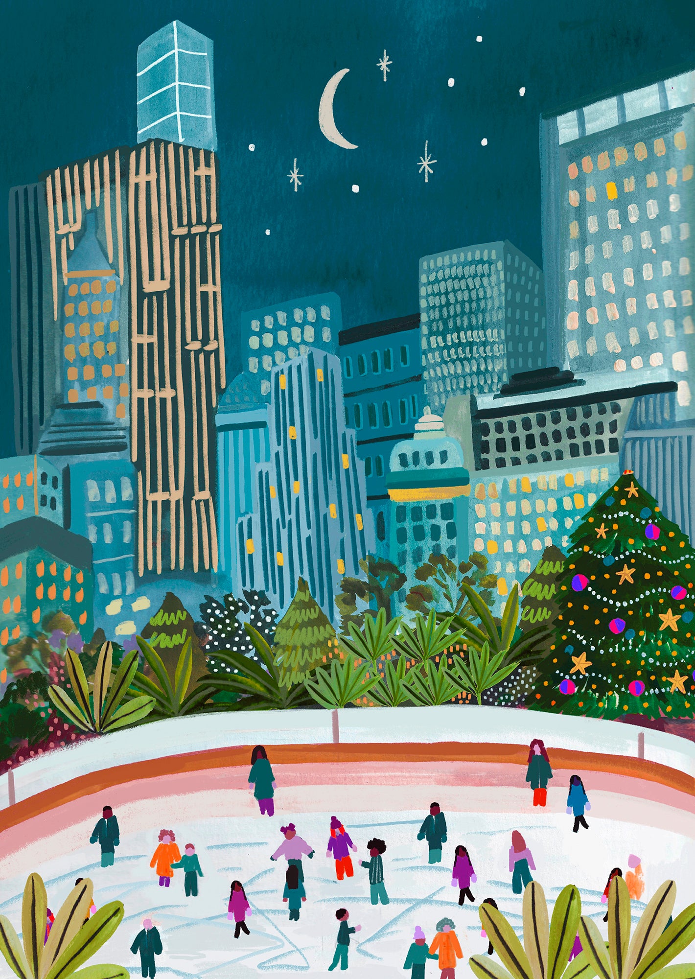 Paint By Numbers Kit - New York Winter