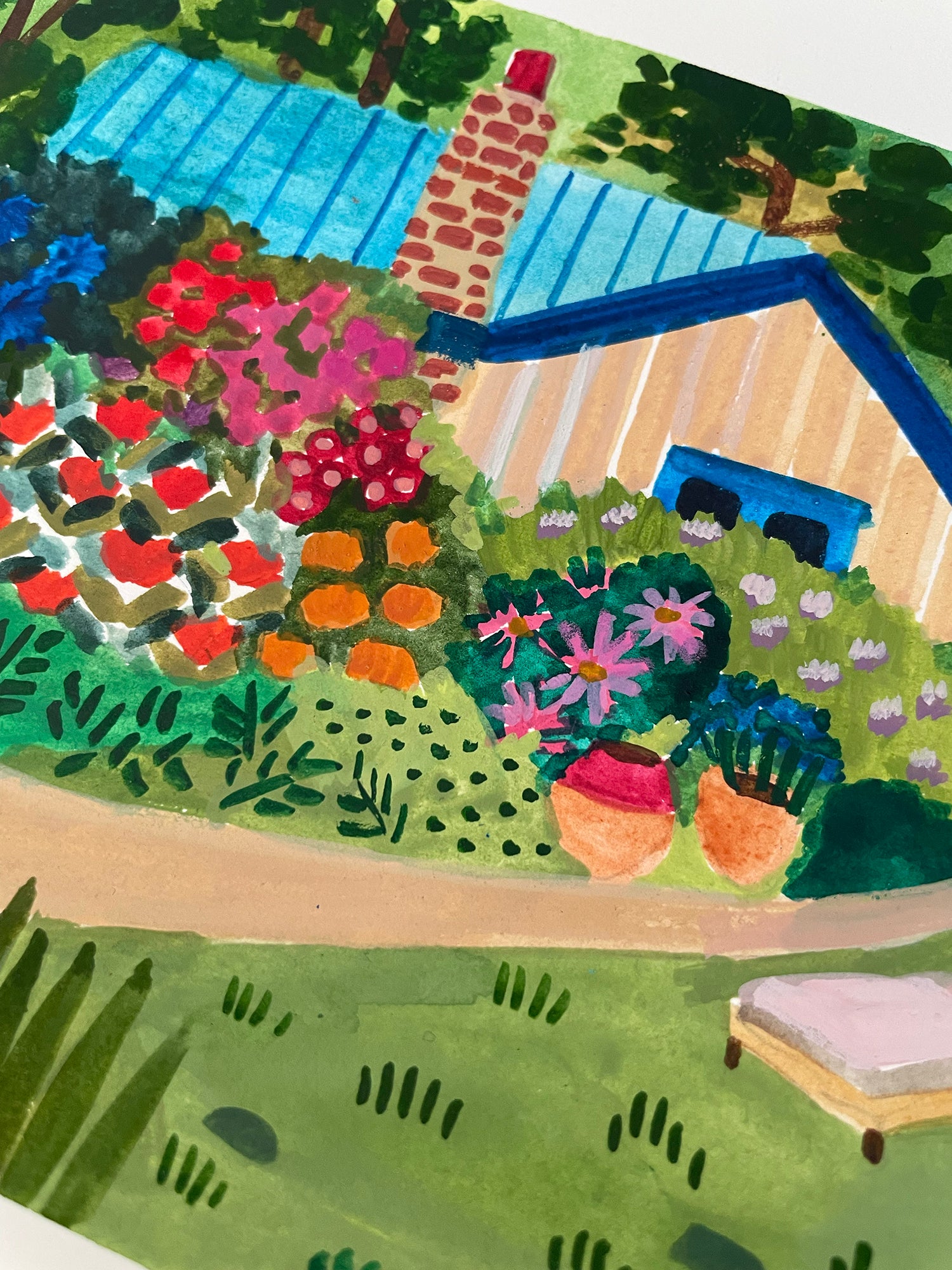 ORIGINAL ARTWORK - In the Garden