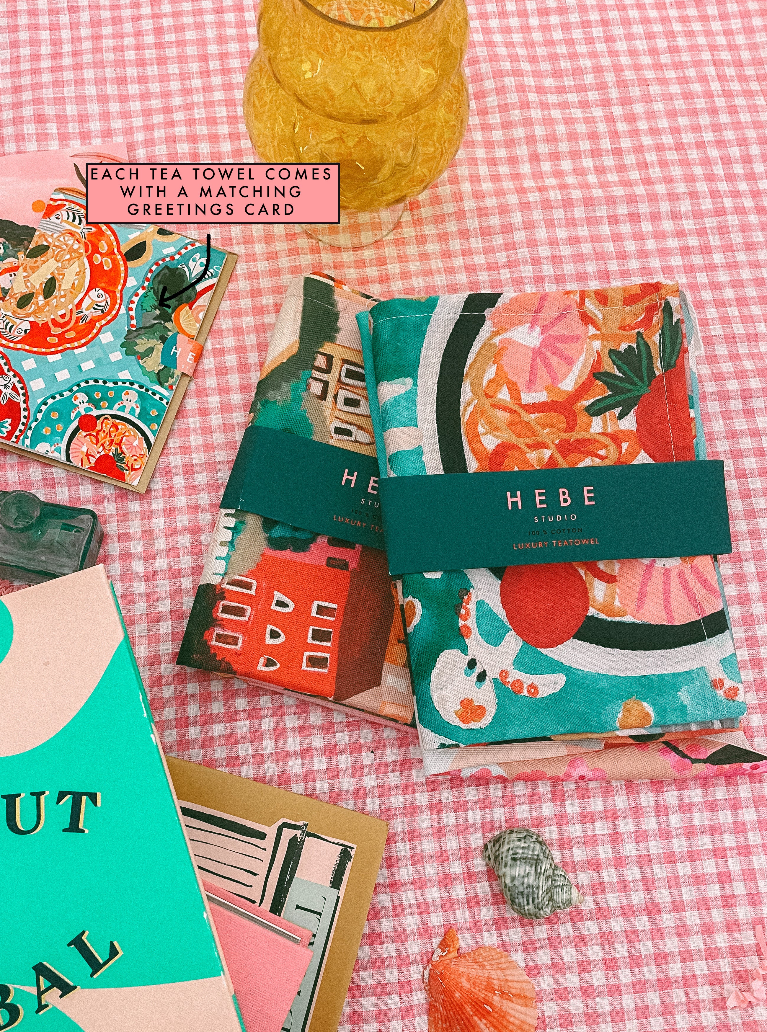 Spaghetti Party Tea Towel