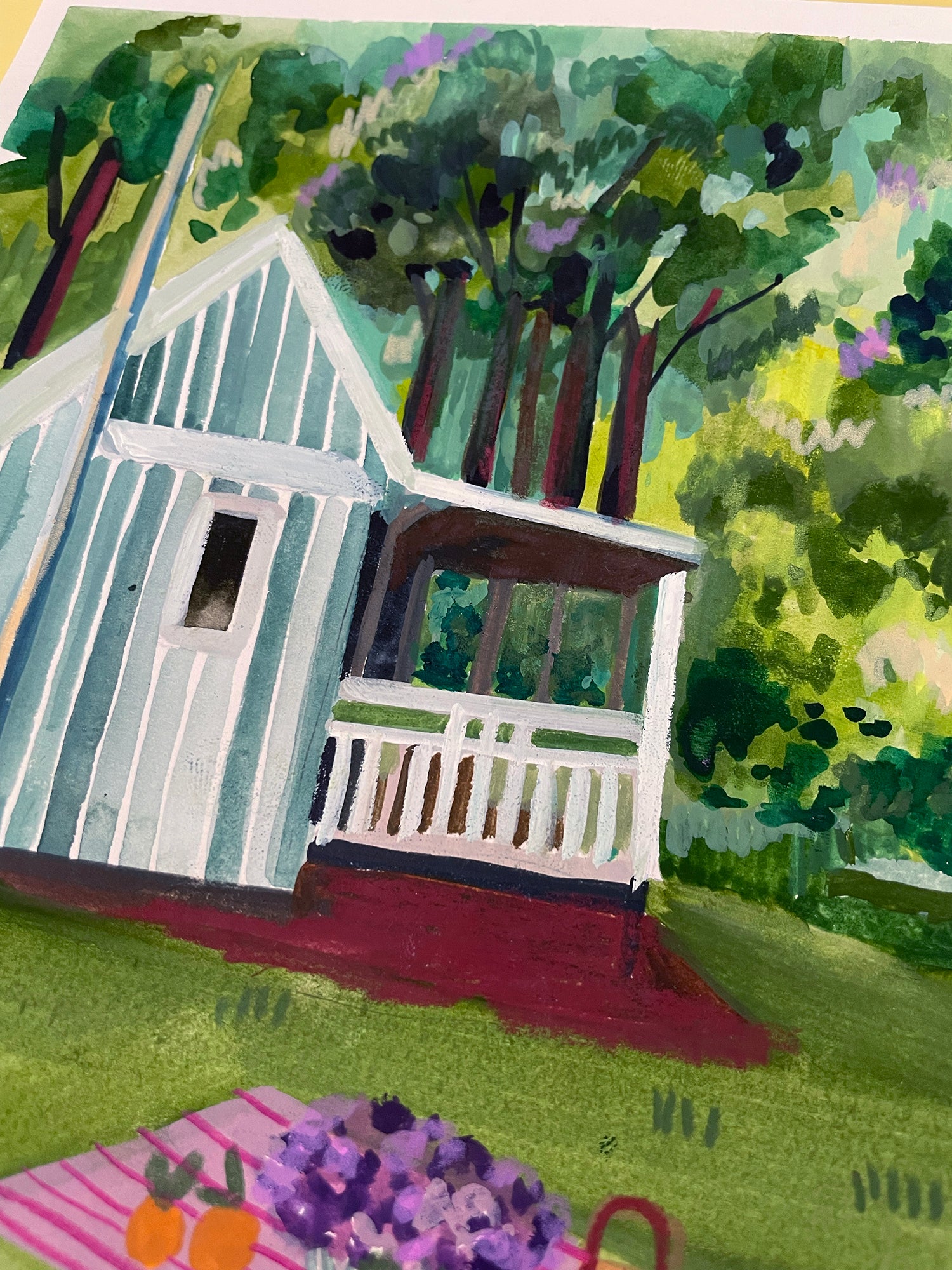 ORIGINAL ARTWORK - Tiny House